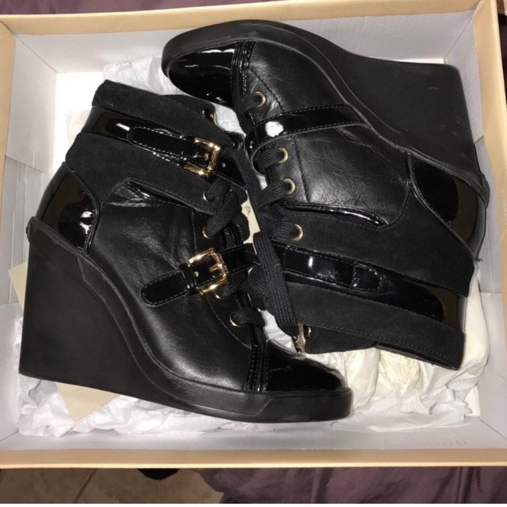 Authentic Michael Kors wedge sneakers